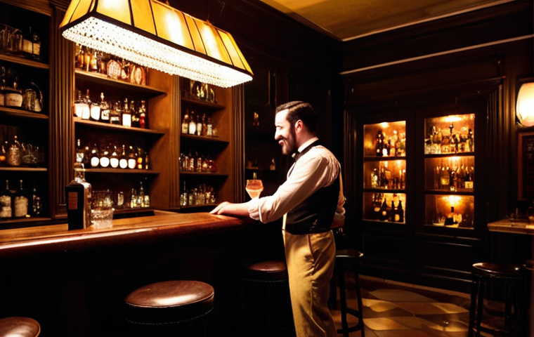 **Image Prompt:** A dimly lit Buenos Aires speakeasy, "bare oculto," hidden behind a bookcase. Bartenders in suspenders craft cocktails under warm lighting. Patrons whisper and laugh in a sophisticated, vintage-inspired setting. Focus on the exclusivity and clandestine atmosphere.