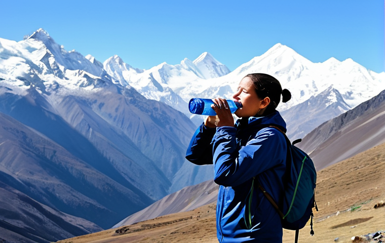 아르헨티나 여행자들이 걸리기 쉬운 병 - Applying Mosquito Repellent in Iguazu Falls**

"A hiker applying insect repellent while standing nea...